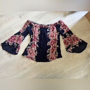 Adorable off the shoulder top